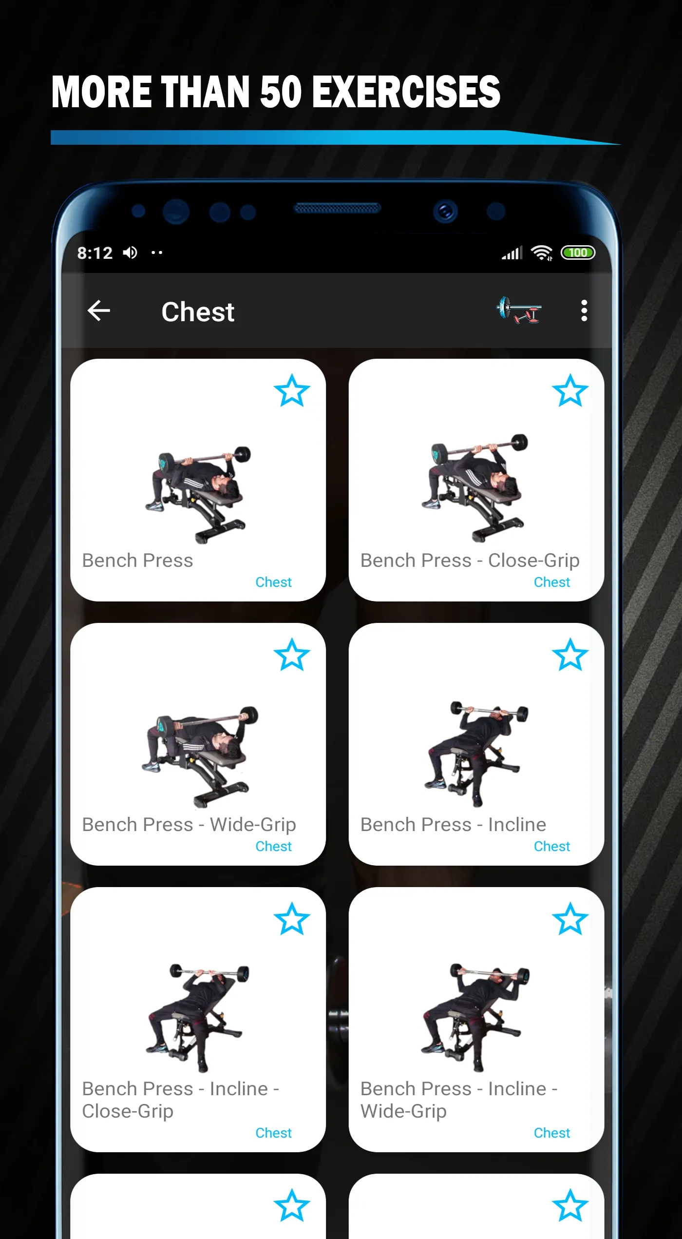 Dumbbell Workout & barbell Wor | Indus Appstore | Screenshot