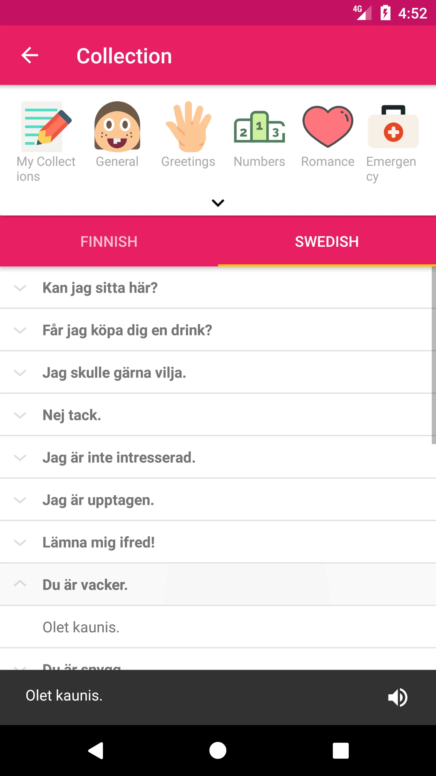 Finnish Swedish Dictionary | Indus Appstore | Screenshot