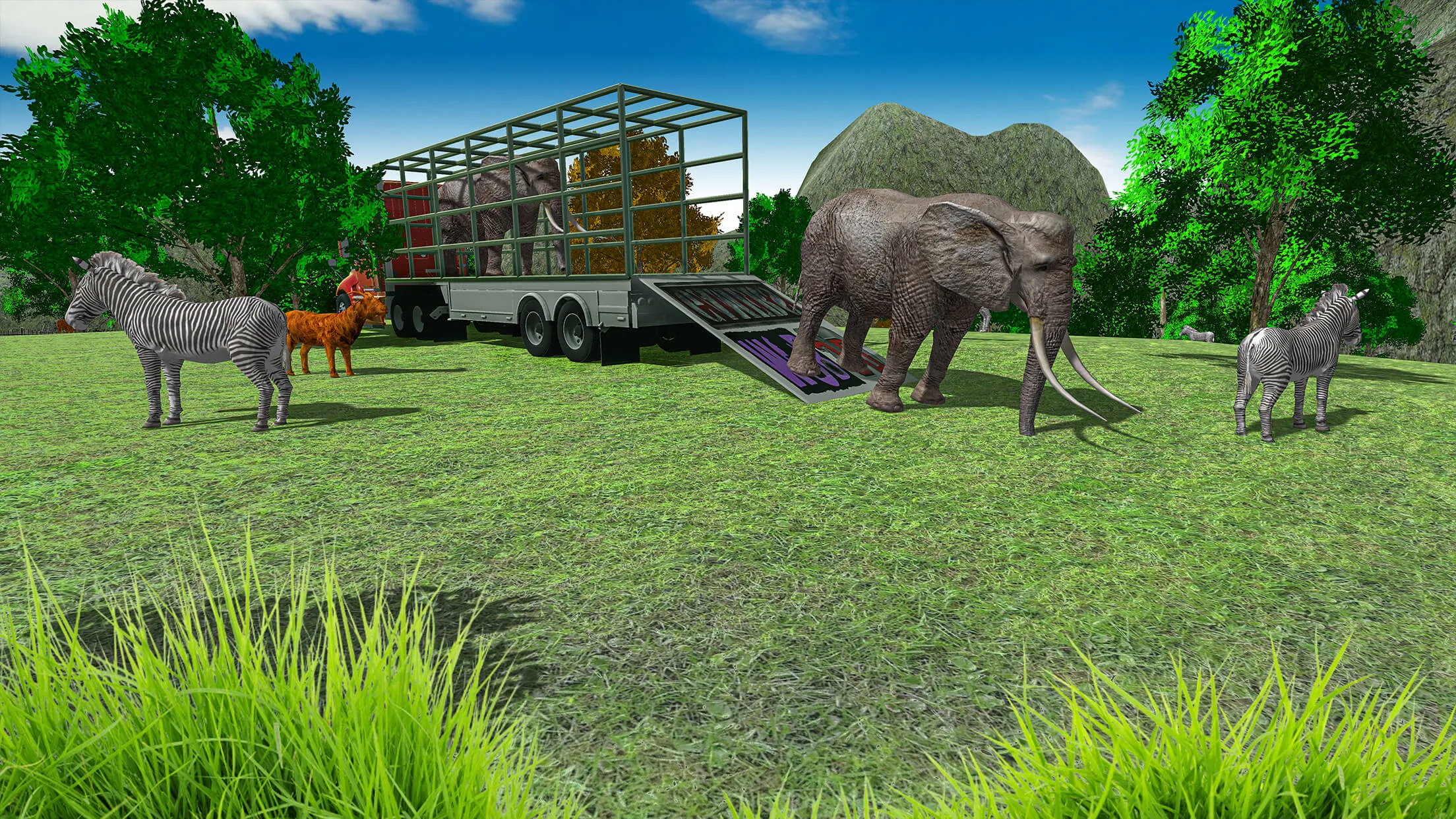 Wild Animal Truck Simulator | Indus Appstore | Screenshot