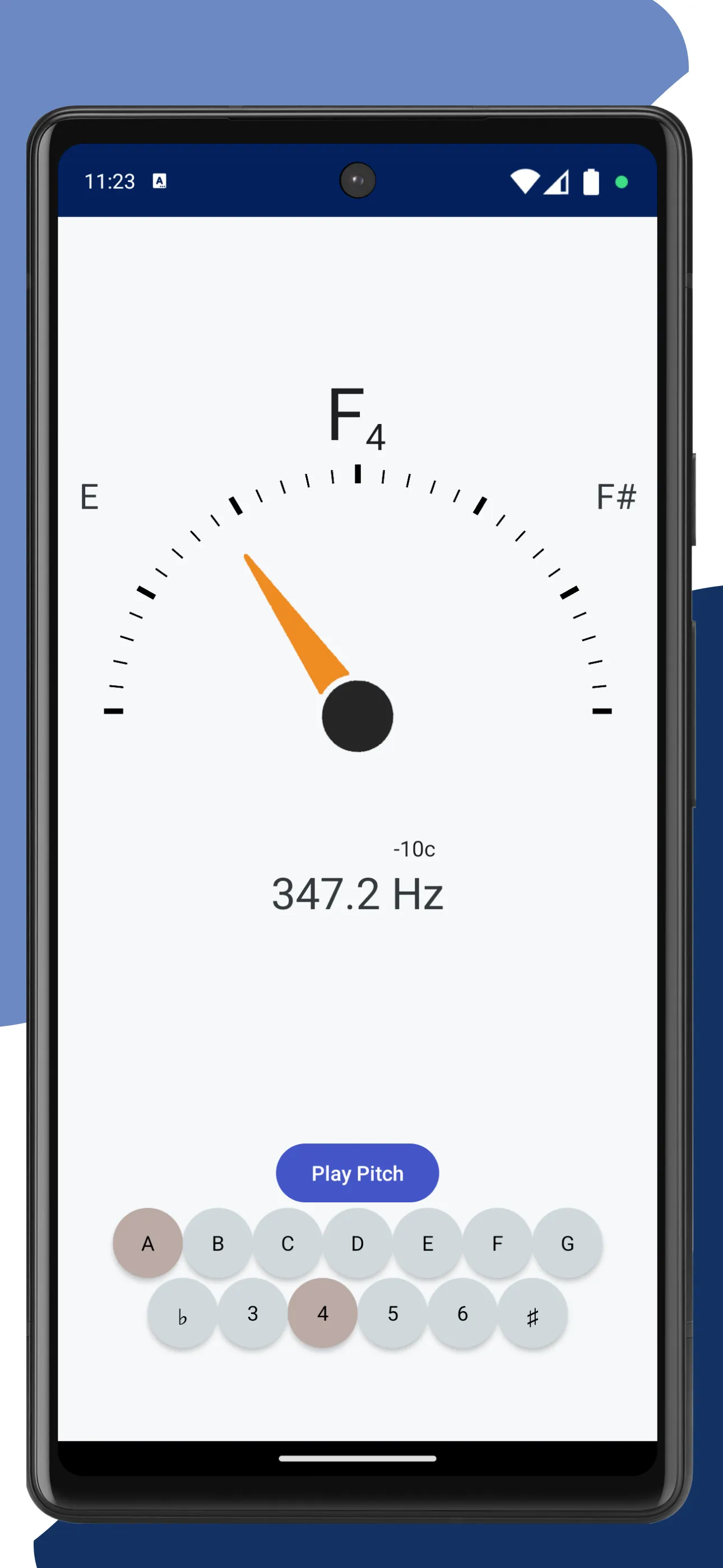 Chromatic Tuner and Tone Maker | Indus Appstore | Screenshot