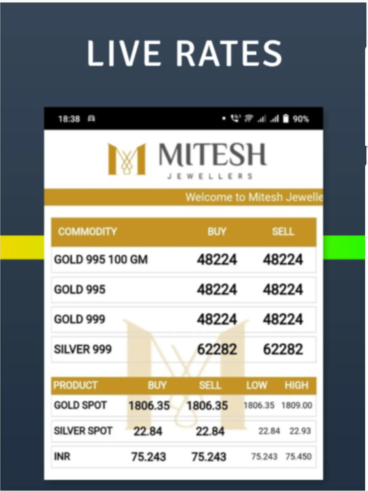 Mitesh Jewellers | Indus Appstore | Screenshot