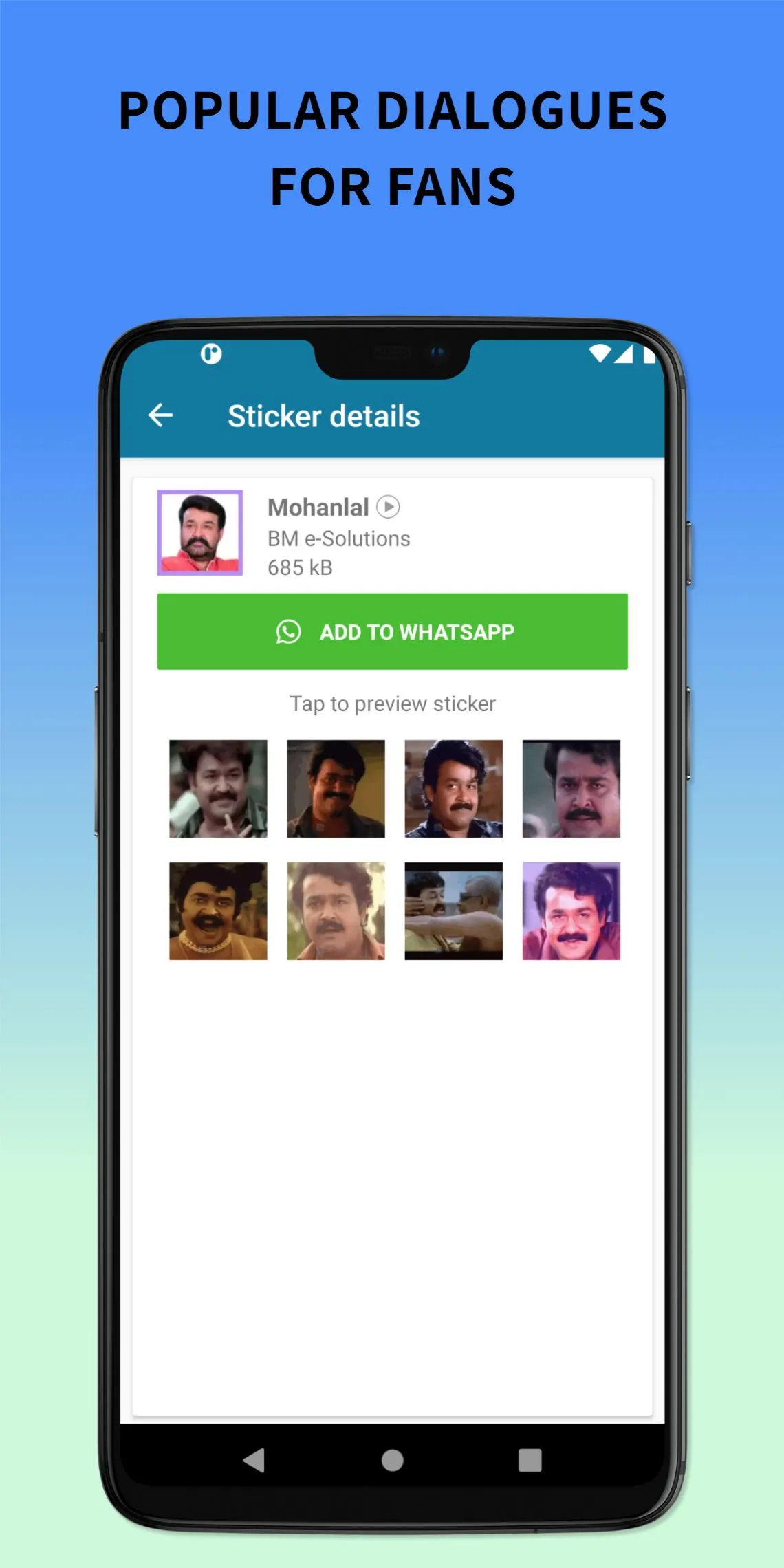 Malayalam Animated Stickers | Indus Appstore | Screenshot