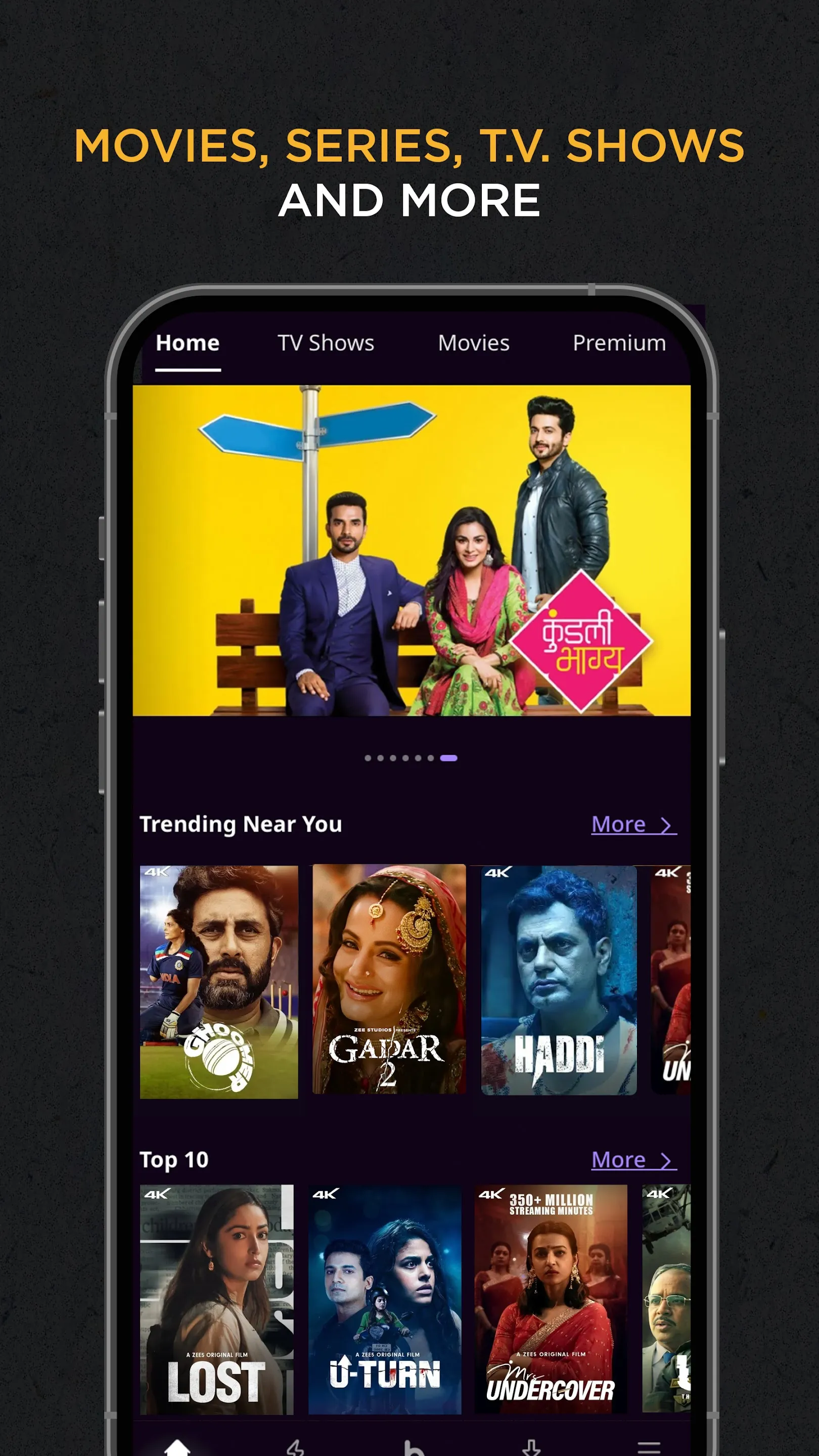 ZEE5 Movies, Web Series, Shows | Indus Appstore | Screenshot