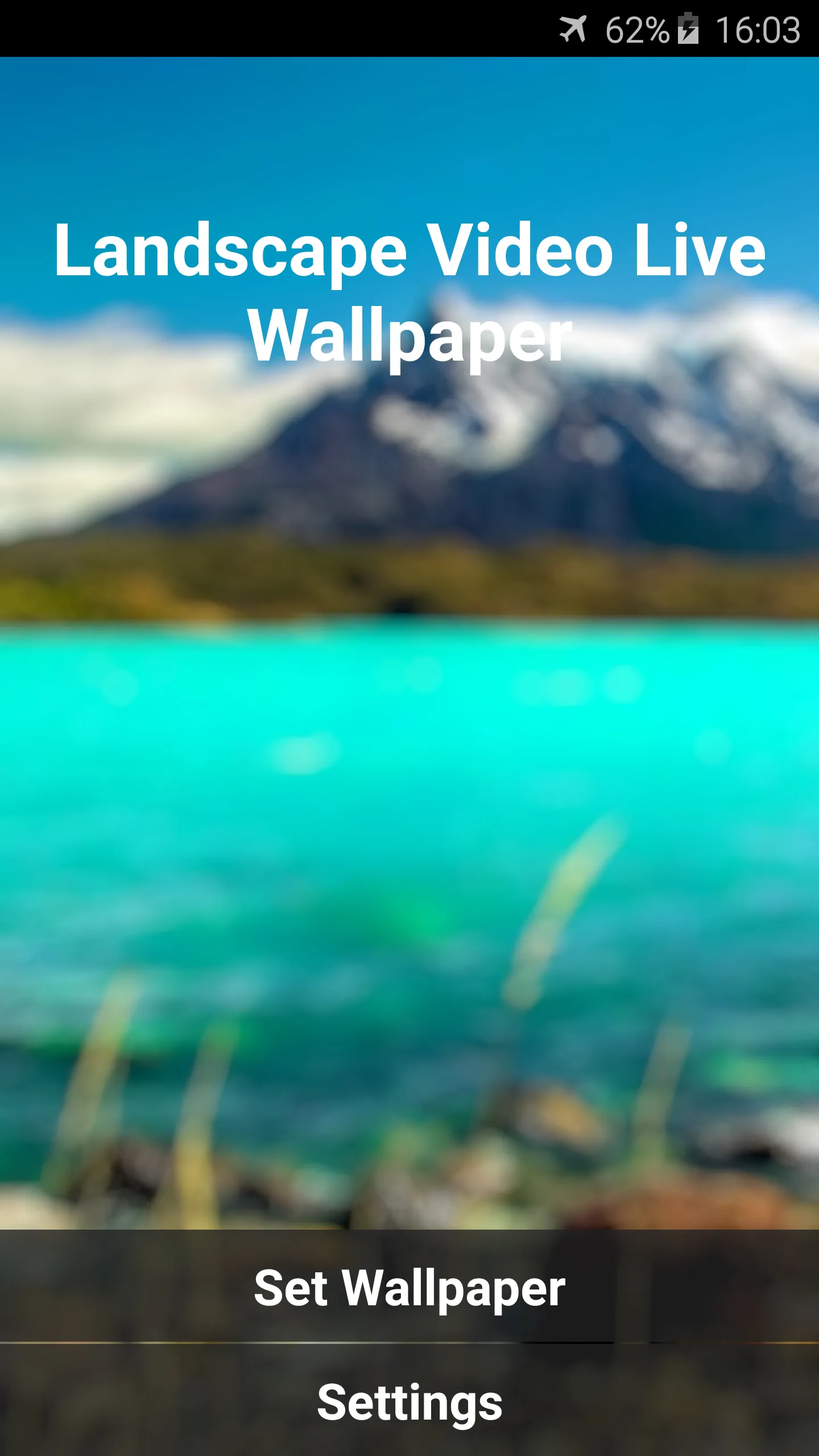 Landscape Video Live Wallpaper | Indus Appstore | Screenshot