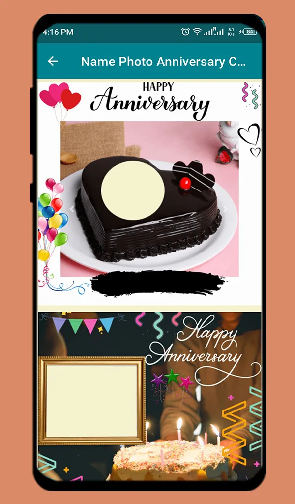 Name Photo on Anniversary Cake | Indus Appstore | Screenshot