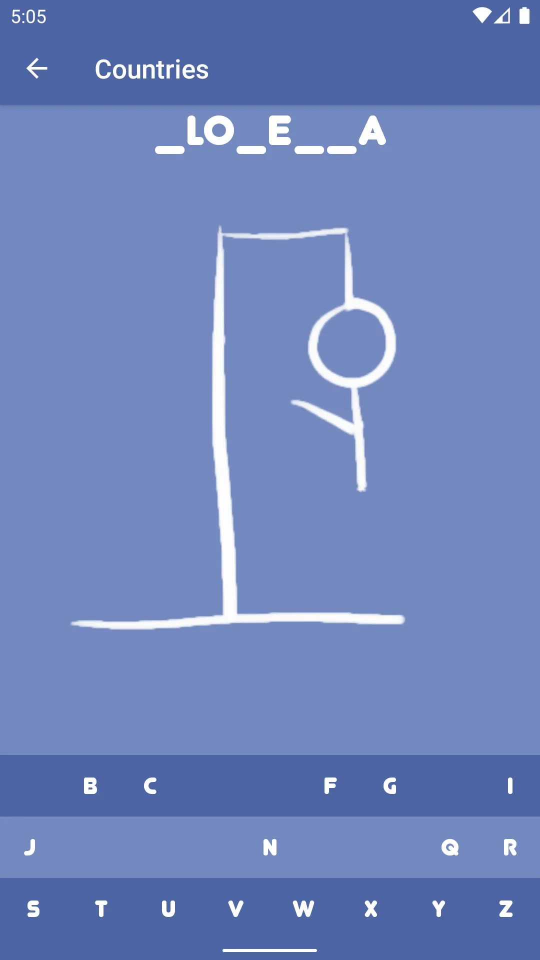 Hangman - The Classic Game | Indus Appstore | Screenshot