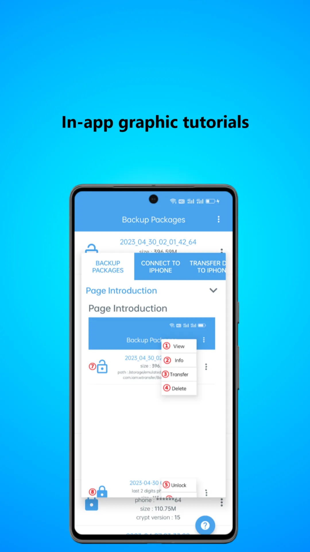 IAWTrans:Transfer Chat History | Indus Appstore | Screenshot