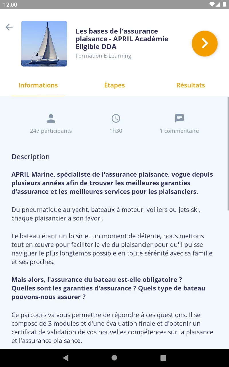 APRIL Académie | Indus Appstore | Screenshot