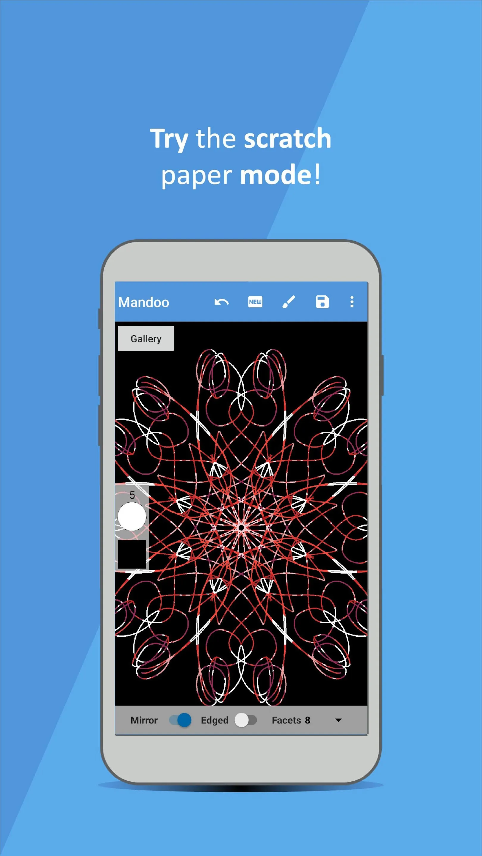 Mandoo: Mandala drawing App | Indus Appstore | Screenshot