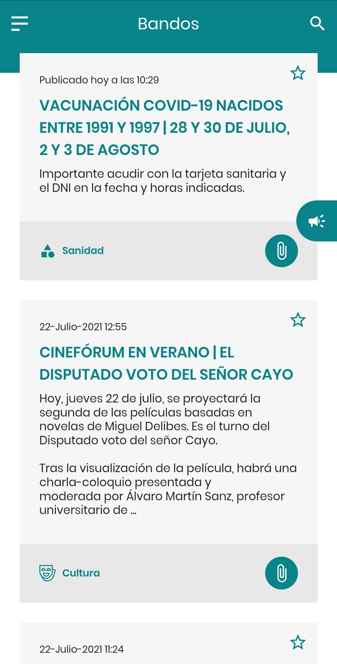 Santovenia de Pisuerga Informa | Indus Appstore | Screenshot