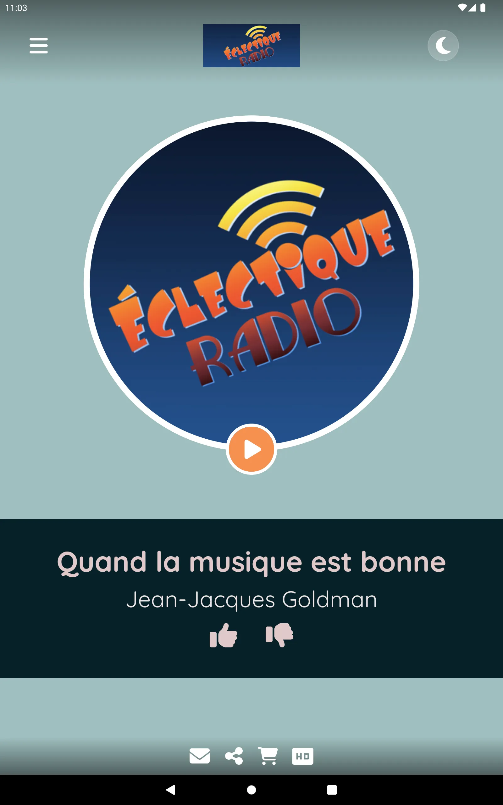 Éclectique Radio | Indus Appstore | Screenshot