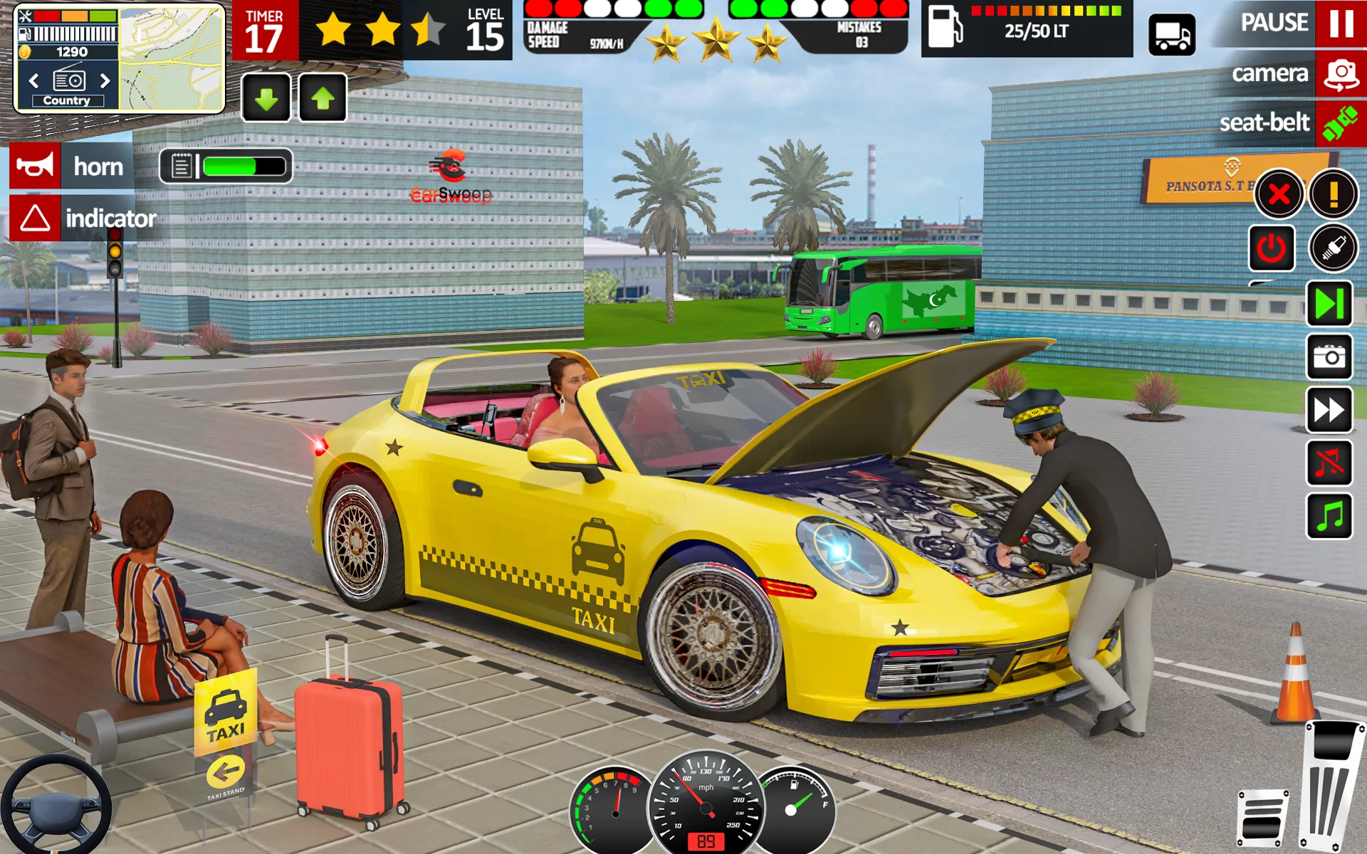 Car Driving Taxi Simulator | Indus Appstore | Screenshot