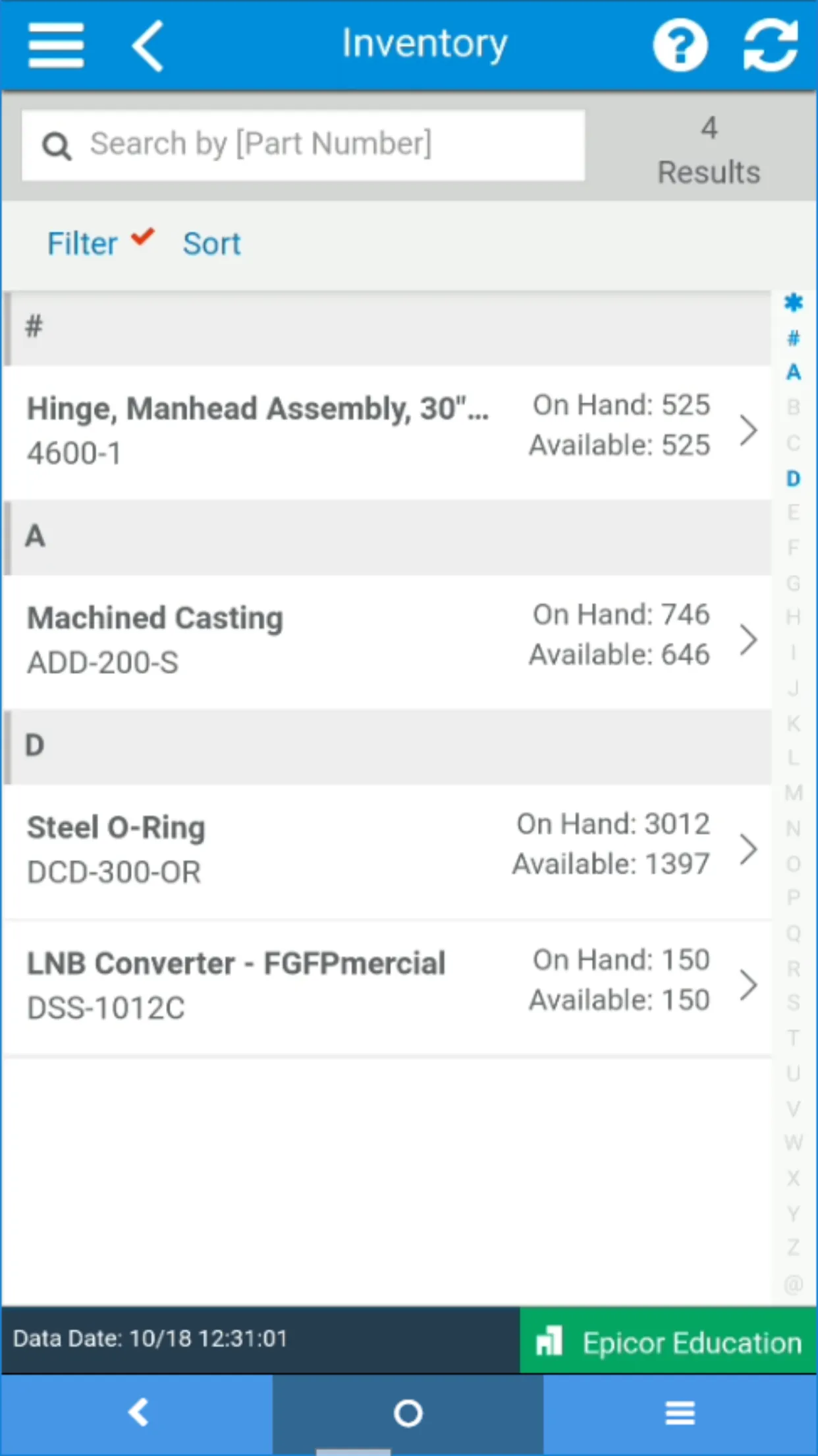 Epicor CRM | Indus Appstore | Screenshot