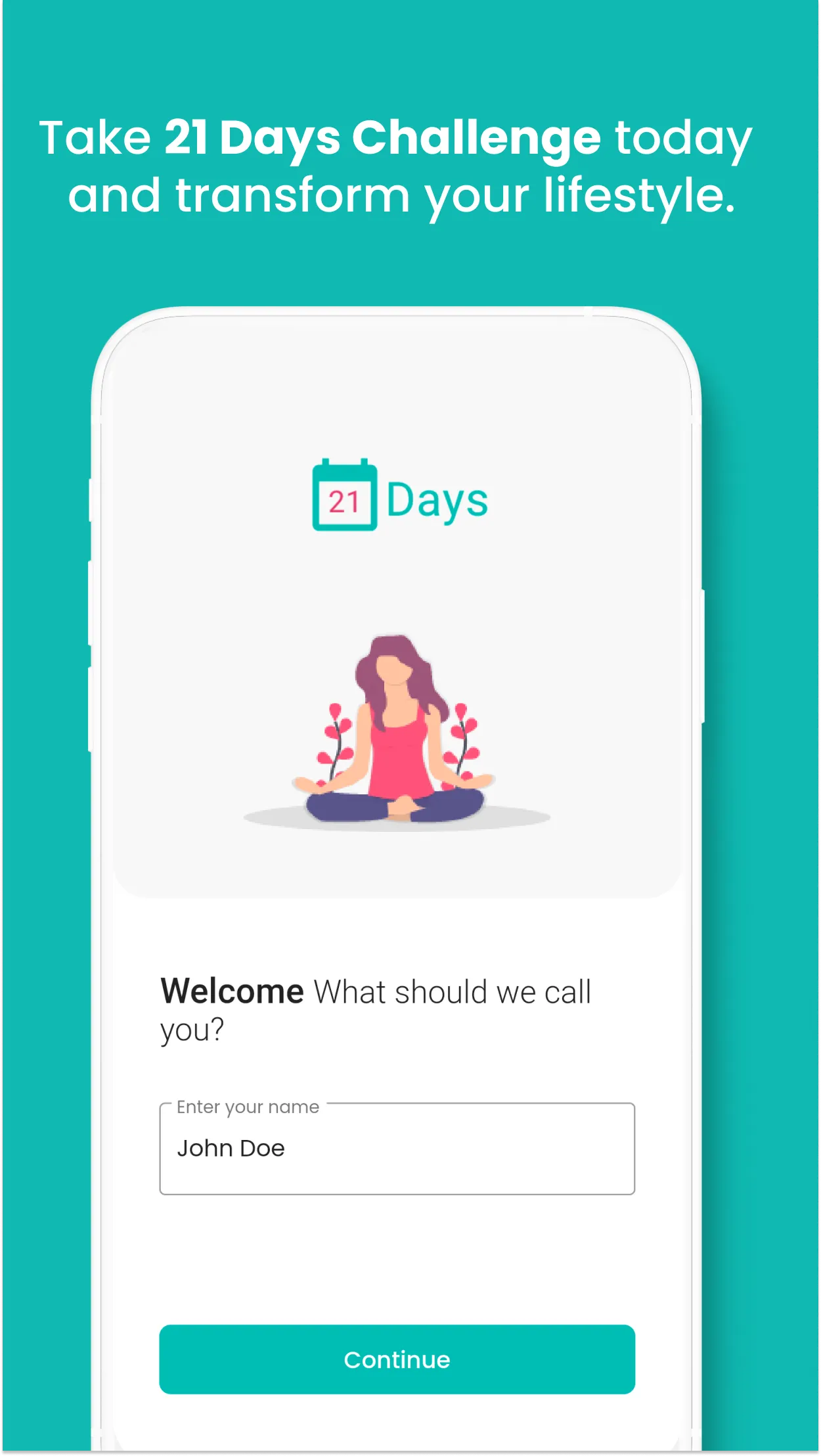 21 Days Challenge - Habit App | Indus Appstore | Screenshot