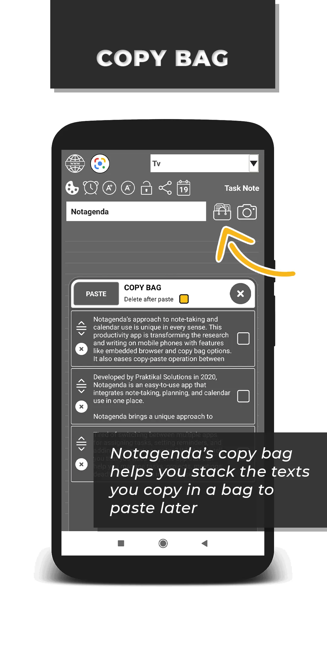 Notagenda - Notes & Calendar | Indus Appstore | Screenshot