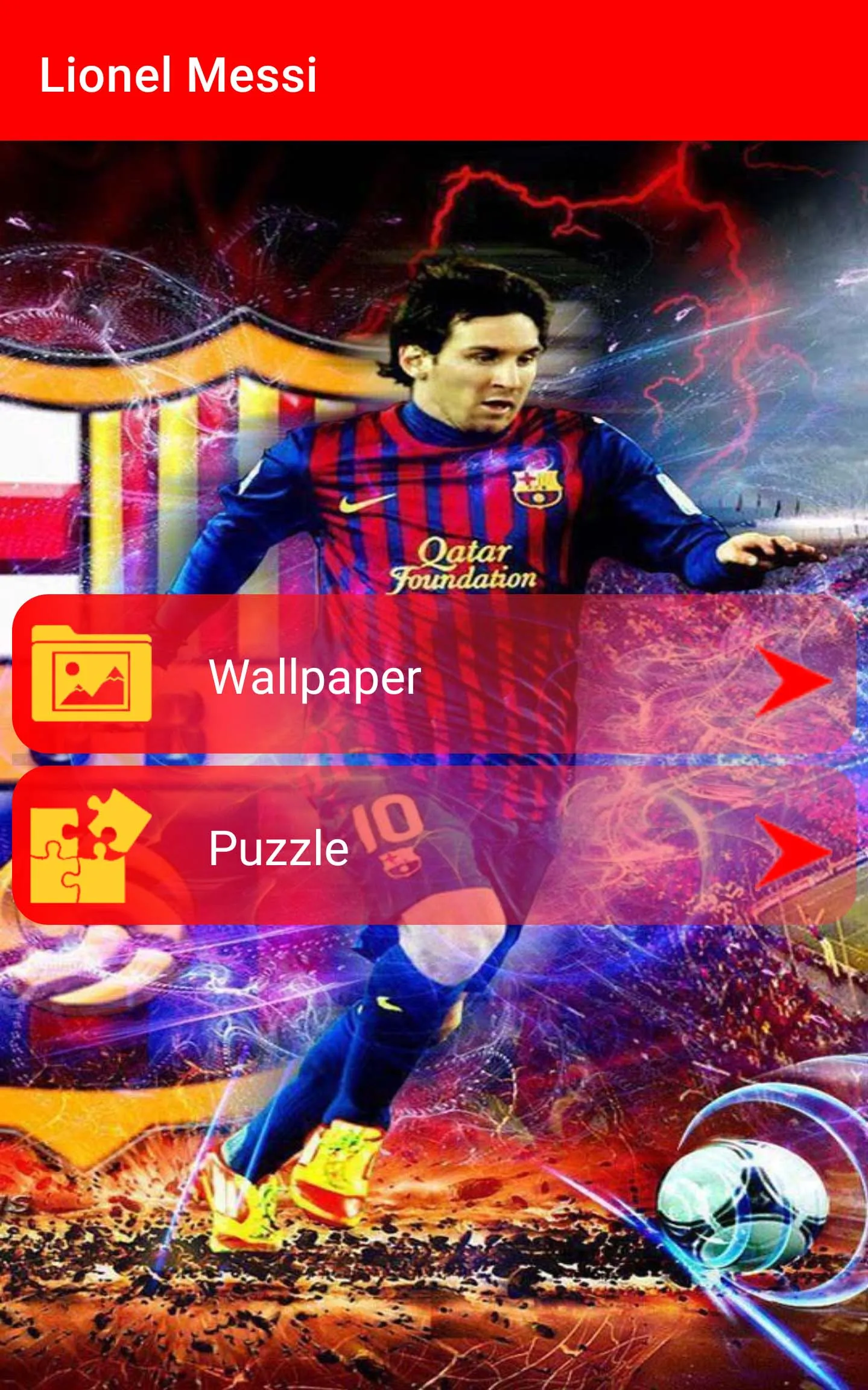 Lionel Messi Puzzle,Wallpapers | Indus Appstore | Screenshot