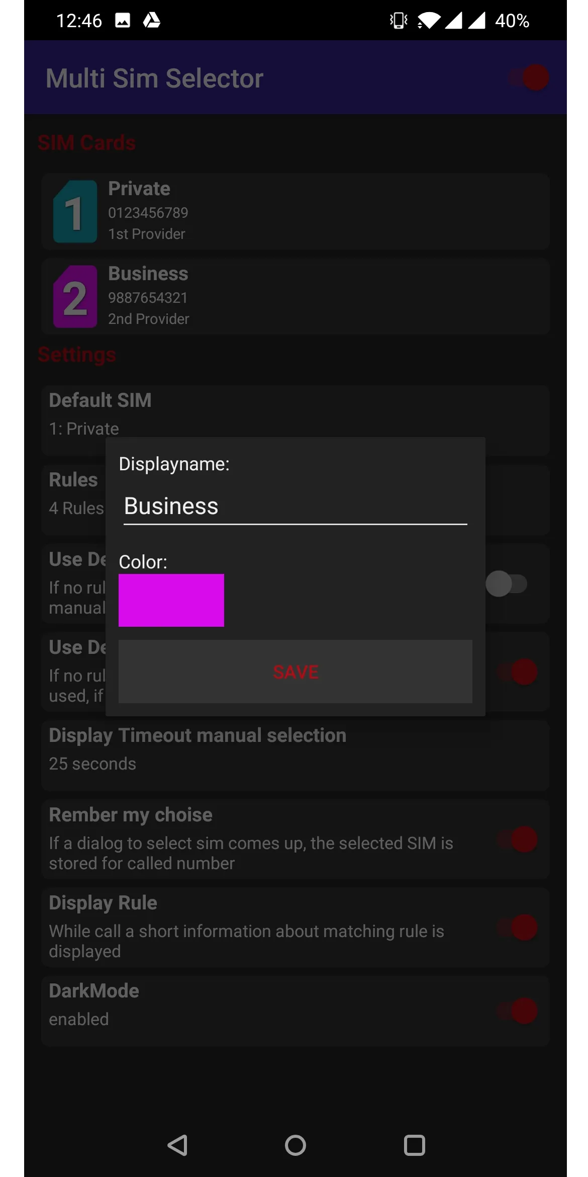 Dual Sim / Multi Sim Selector | Indus Appstore | Screenshot