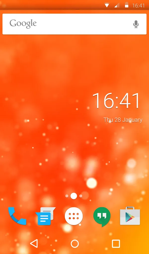 Orange Lights Wallpaper Theme | Indus Appstore | Screenshot