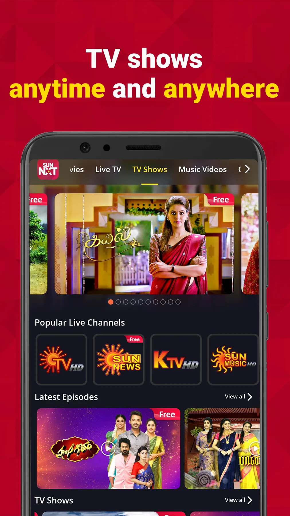 Sun NXT | Indus Appstore | Screenshot
