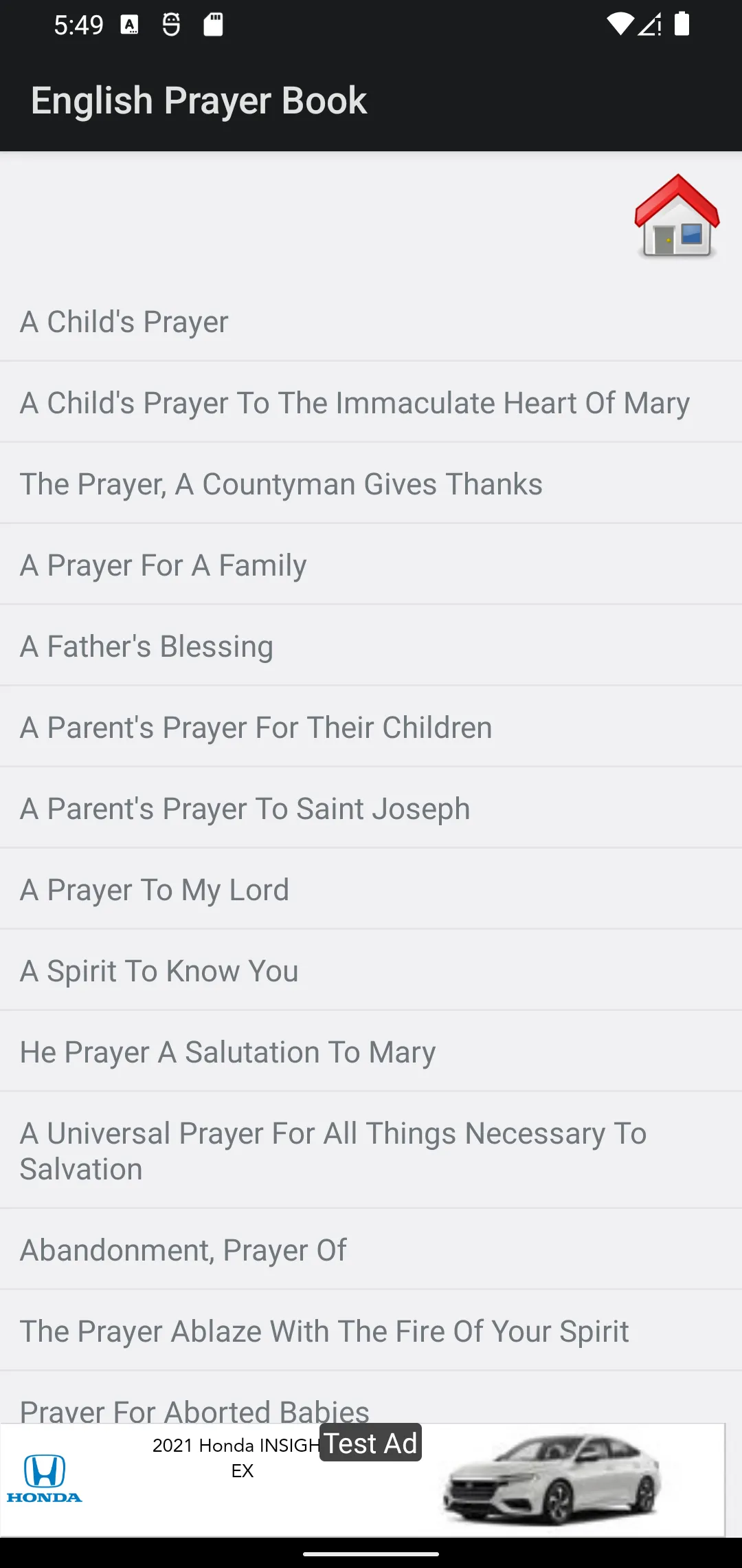 English Prayer Book | Indus Appstore | Screenshot