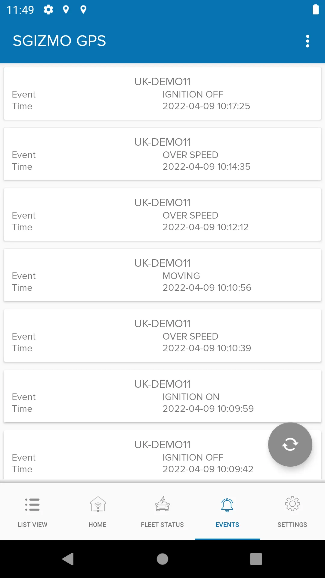 SGIZMO GPS | Indus Appstore | Screenshot