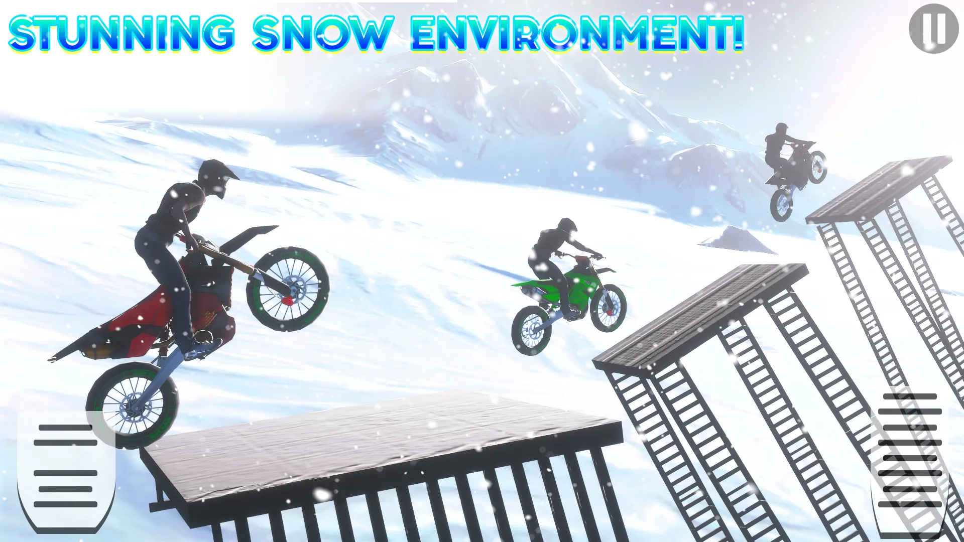 Snow Tricky Bike Stunt Race 3D | Indus Appstore | Screenshot