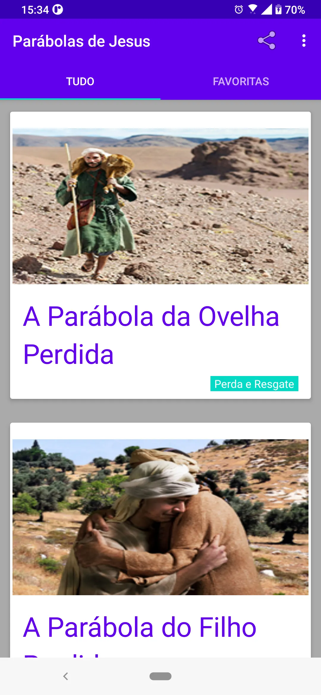 Parábolas de Jesus | Portugues | Indus Appstore | Screenshot