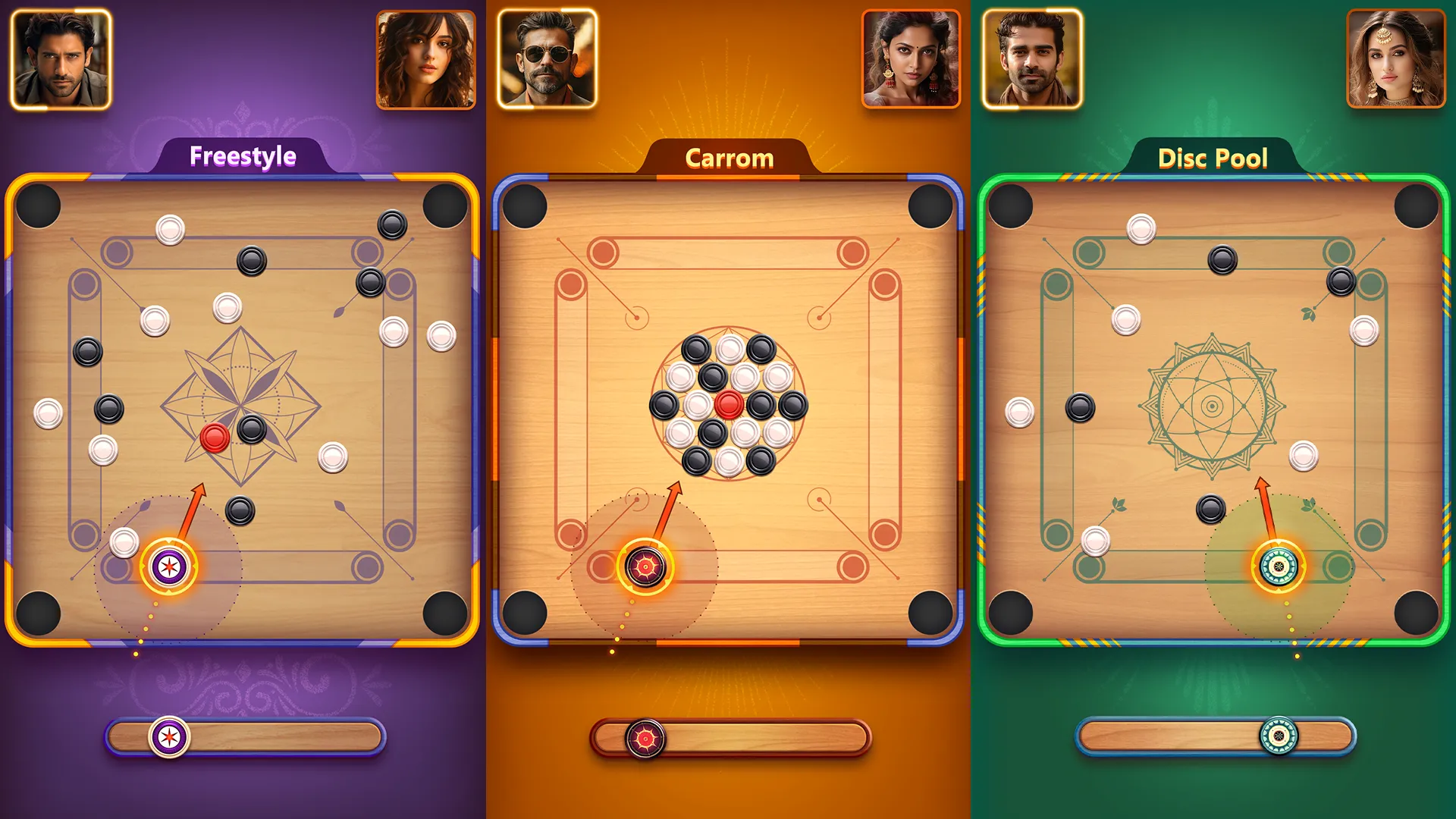 Carrom Go-Disc Board Game | Indus Appstore | Screenshot