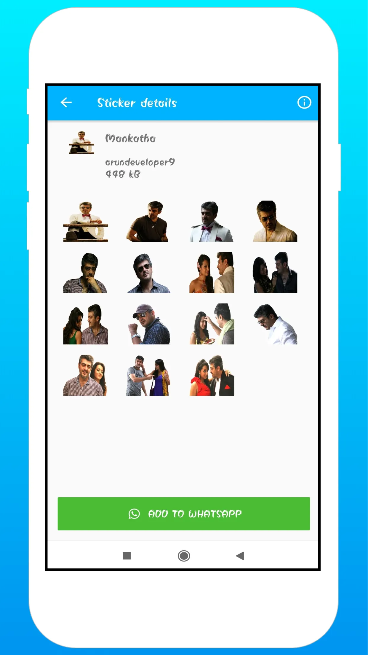 Thala Ajith Stickers | Indus Appstore | Screenshot