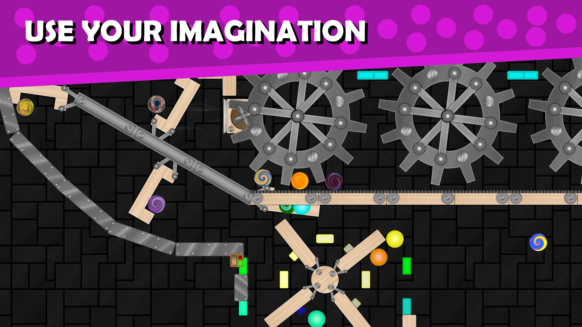 Sandbox 2D: Marble Run | Indus Appstore | Screenshot