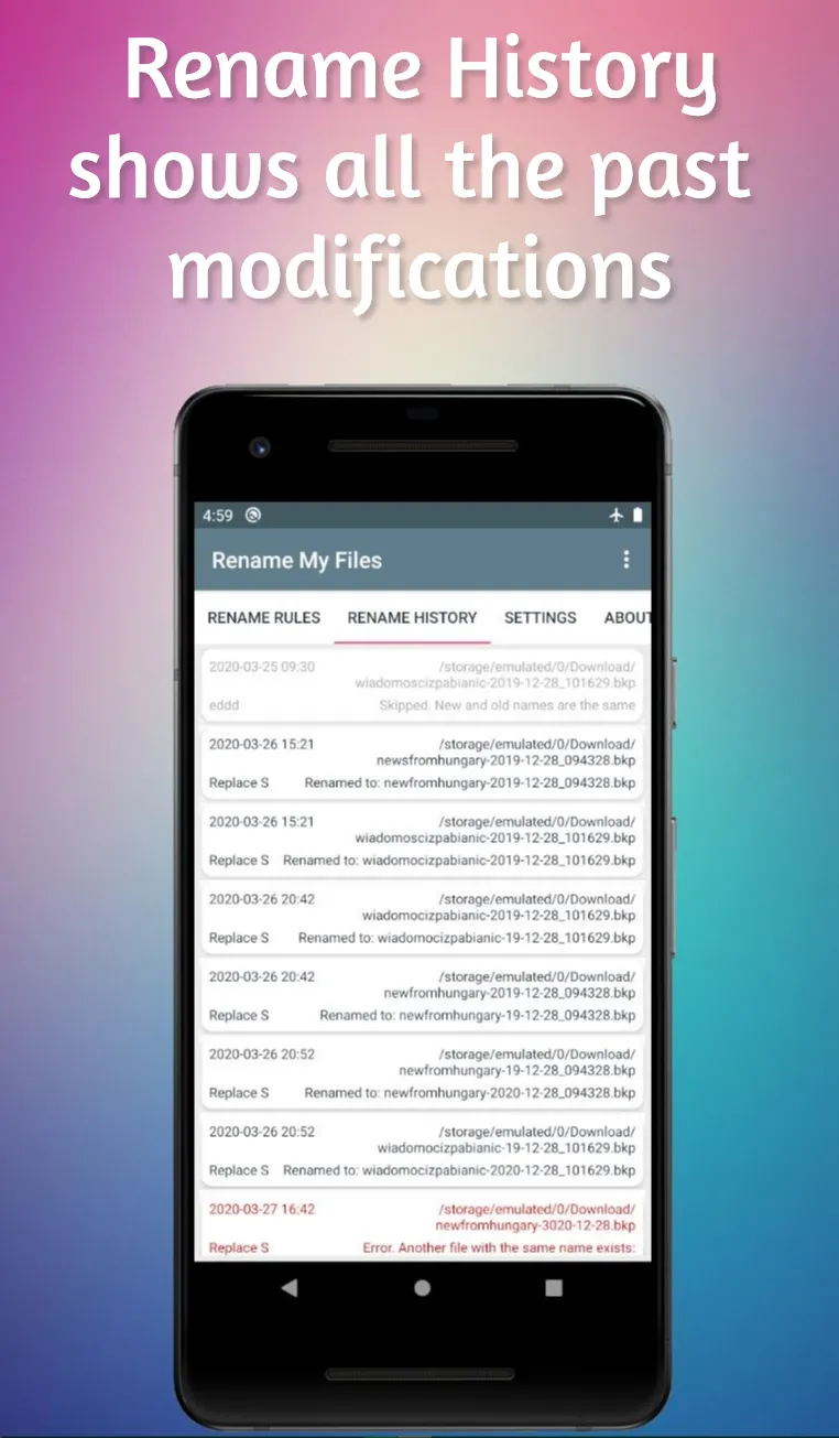 Rename My Files | Indus Appstore | Screenshot