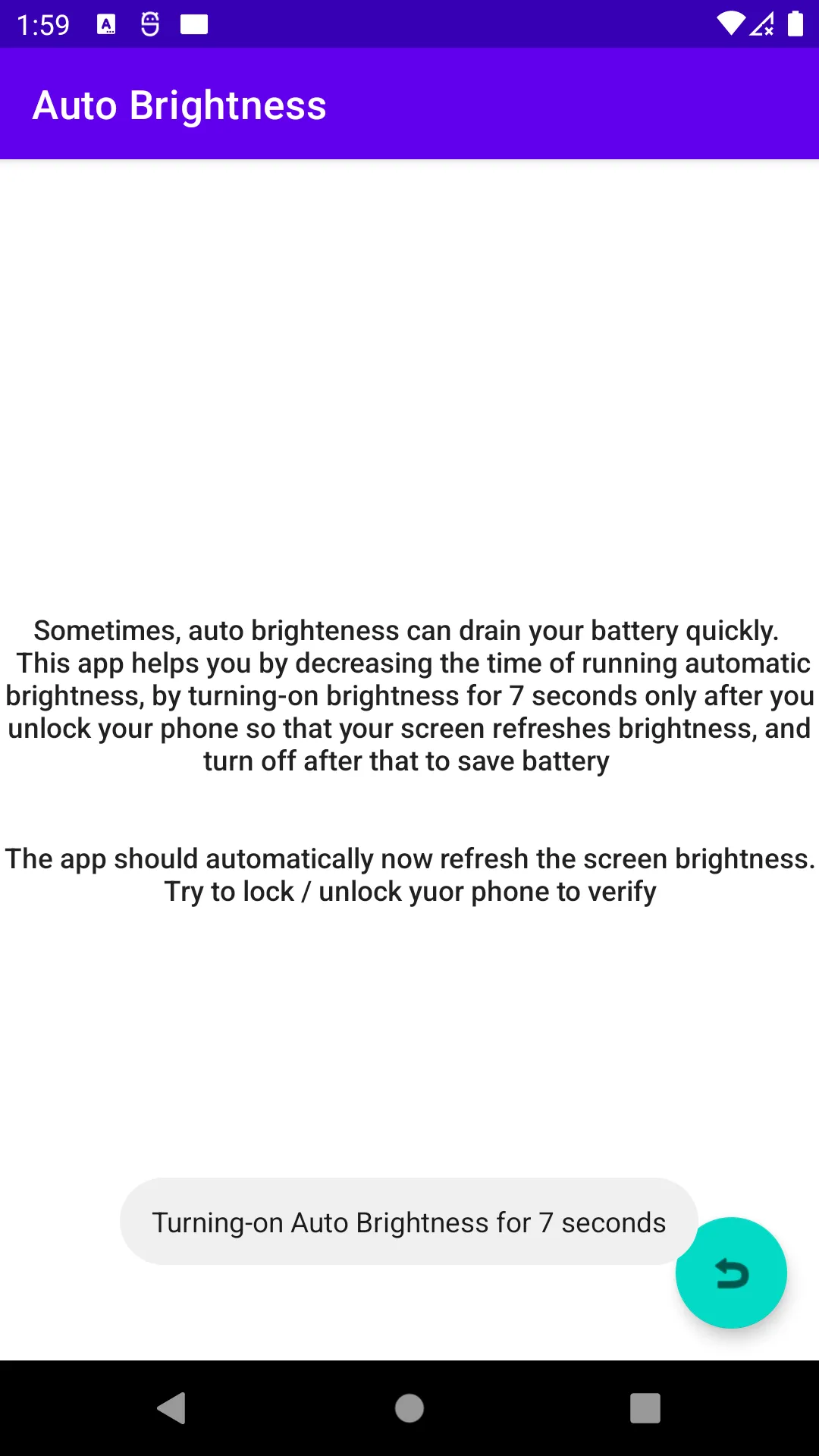 Auto (Adaptive) Screen Brightn | Indus Appstore | Screenshot