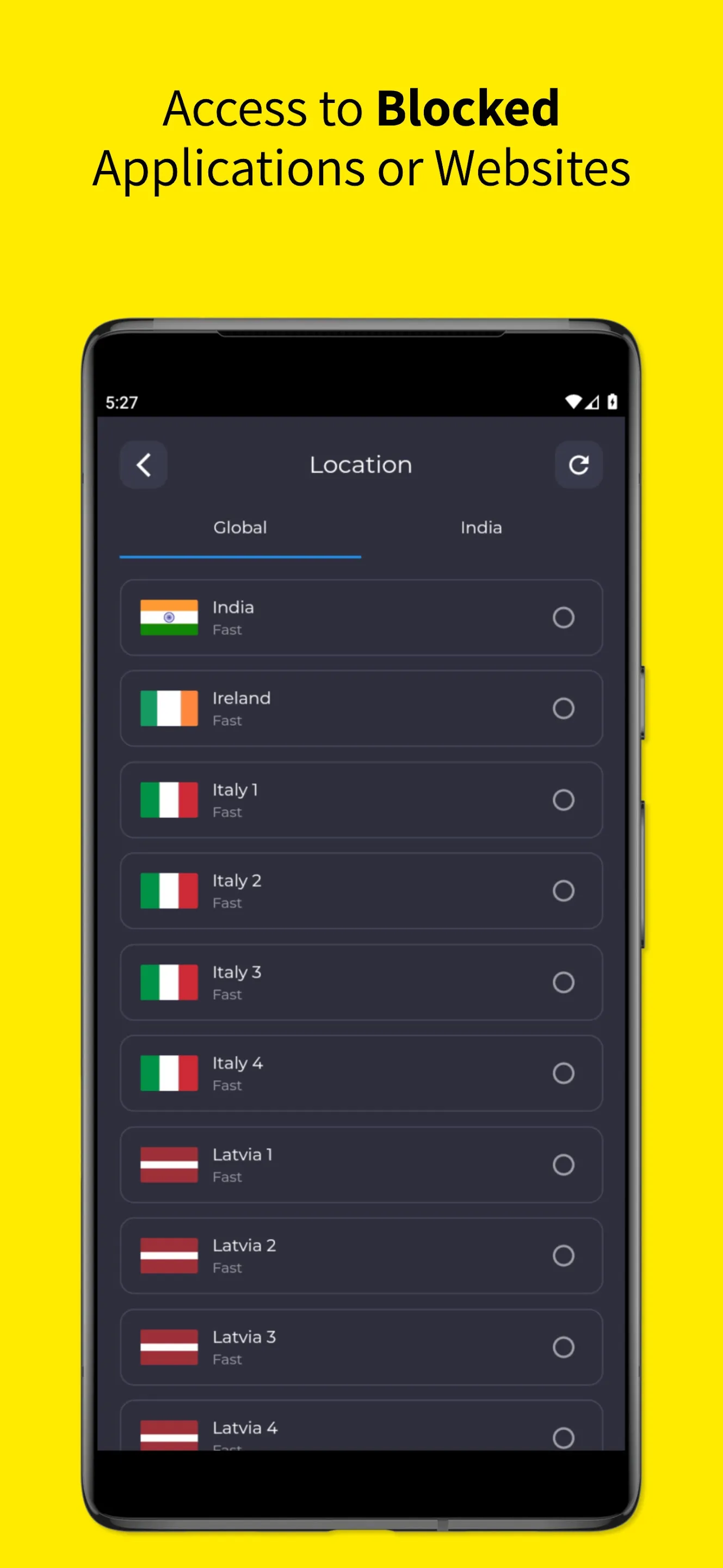 India VPN - Get Fast Indian IP | Indus Appstore | Screenshot