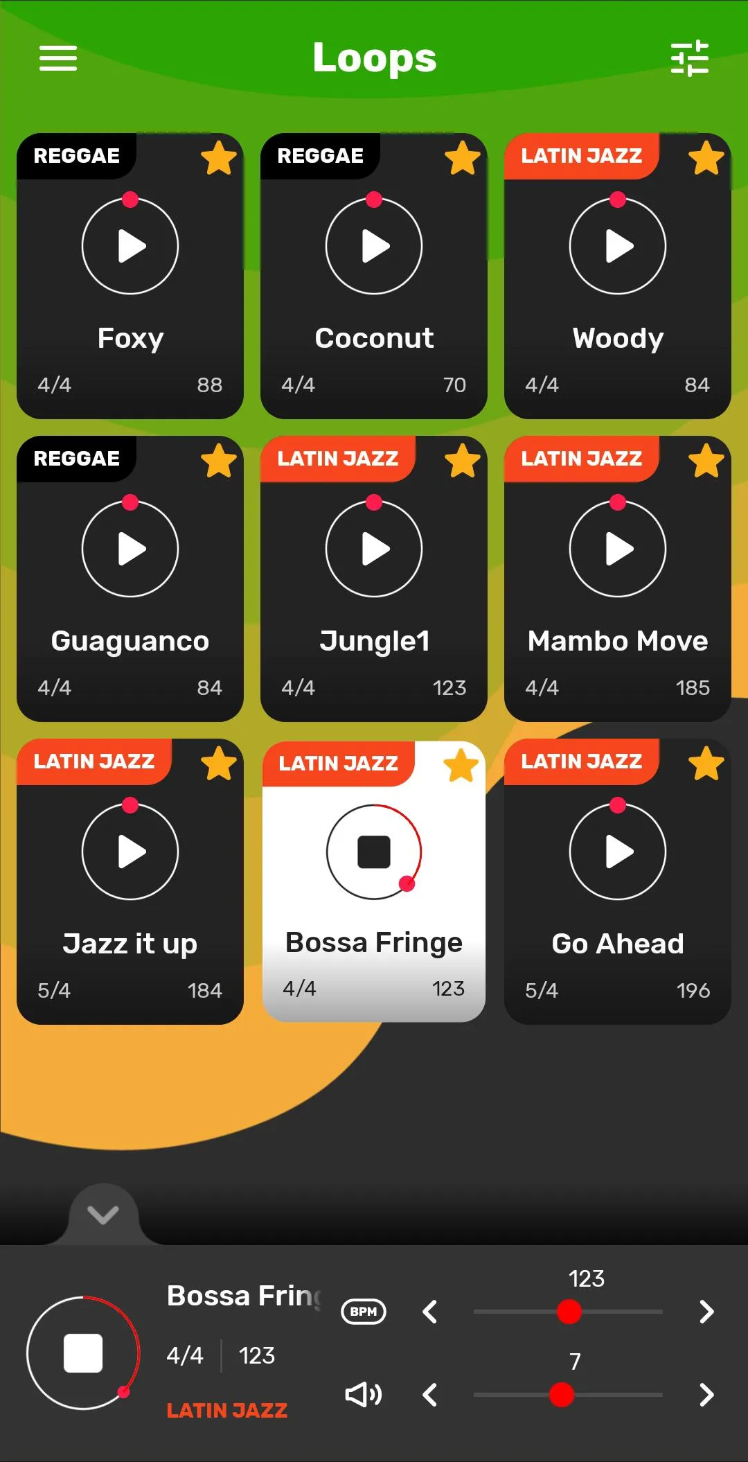 Drum Loops Reggae | Indus Appstore | Screenshot