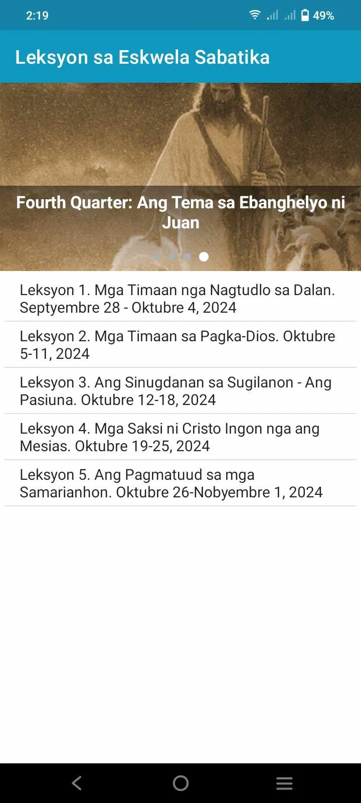 Cebuano: Sabbath School Lesson | Indus Appstore | Screenshot