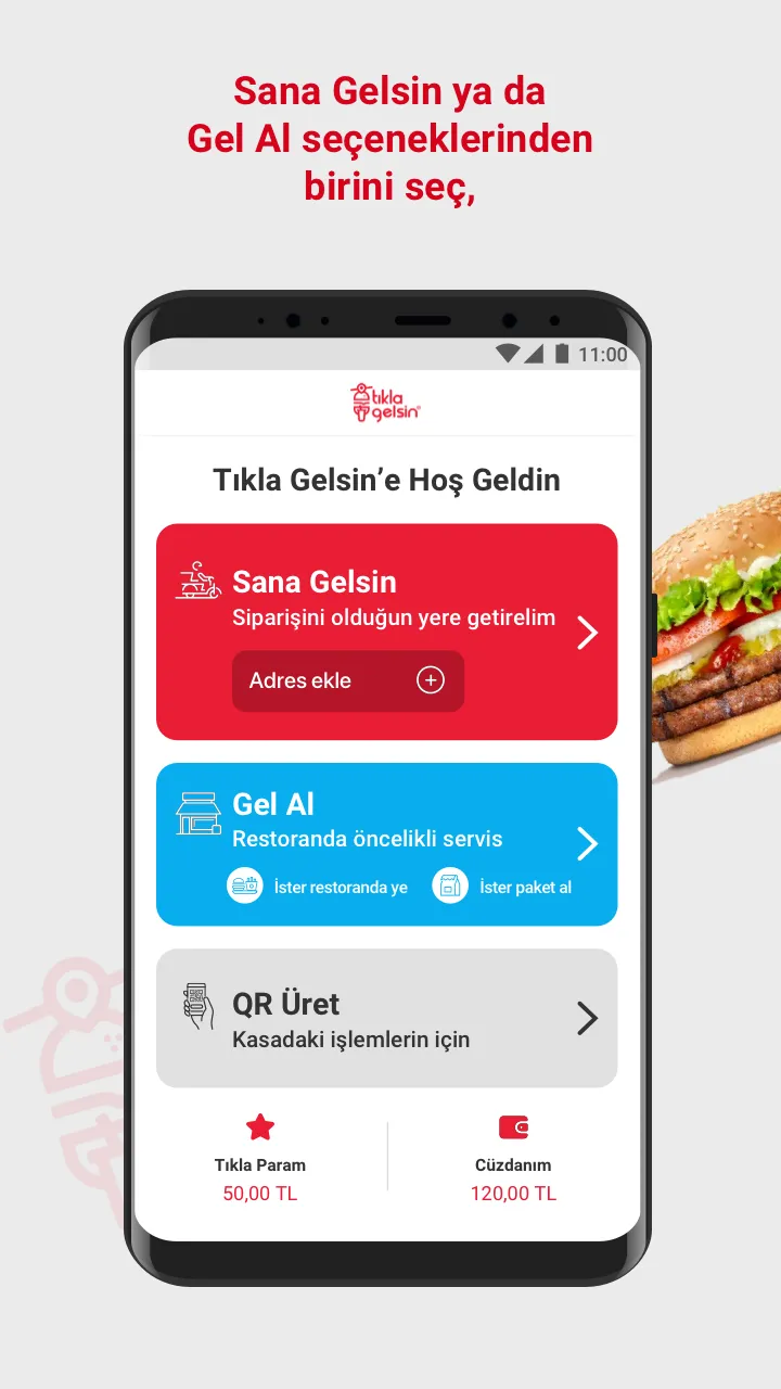 Tıkla Gelsin® - Yemek Siparişi | Indus Appstore | Screenshot