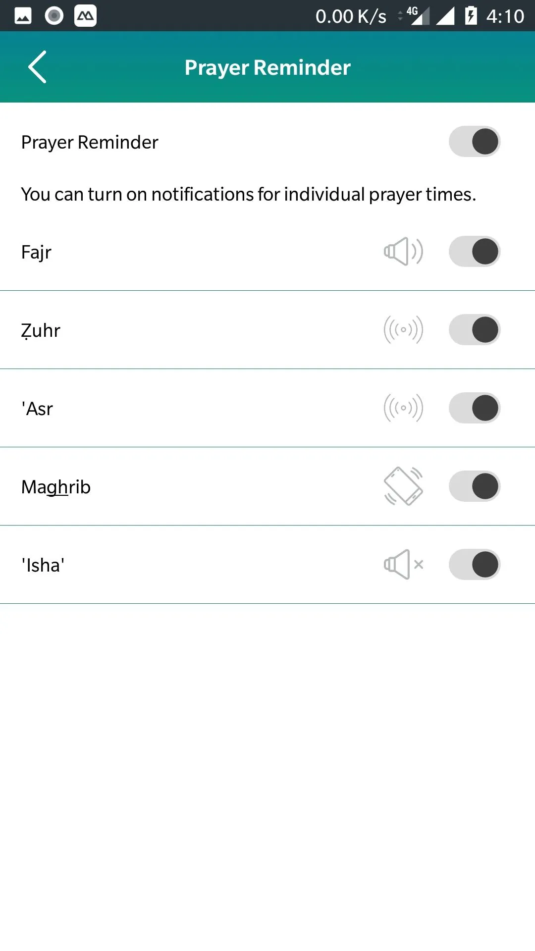 Alim Prayer Minder | Indus Appstore | Screenshot