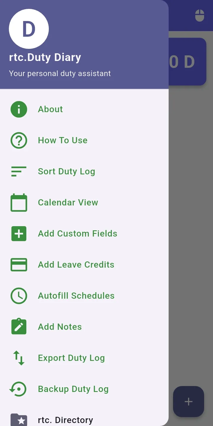 Duty Diary | Indus Appstore | Screenshot