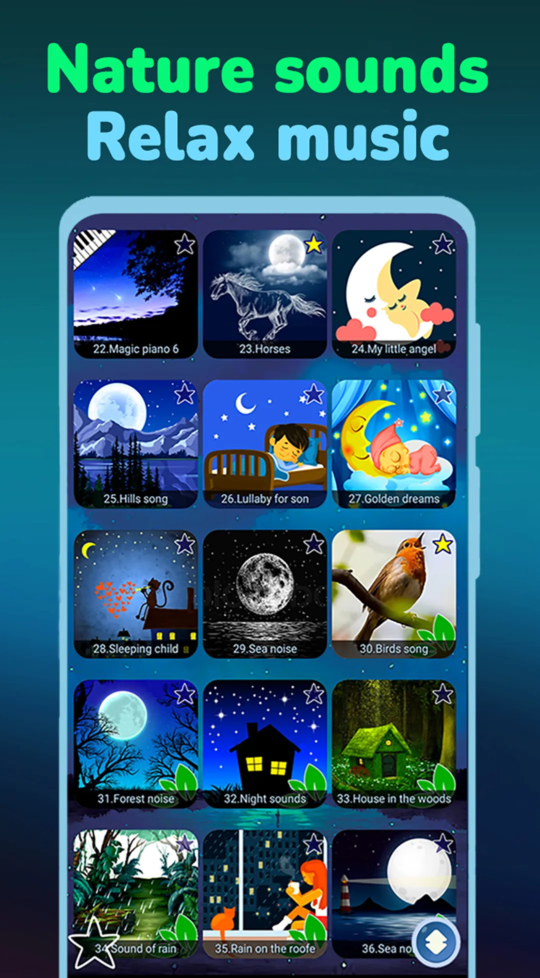 Lullaby songs for sleep music | Indus Appstore | Screenshot