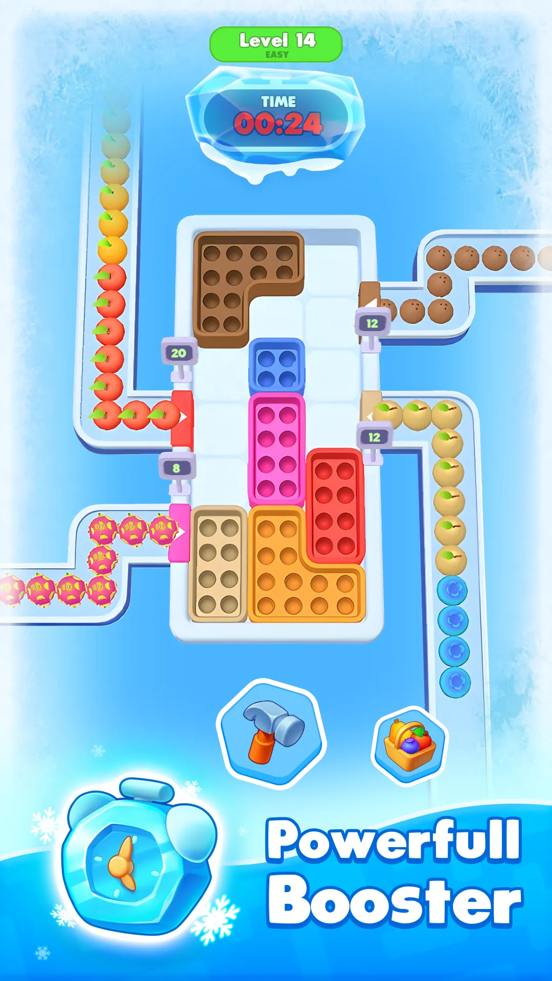 Fruit Rush: Block Jam | Indus Appstore | Screenshot