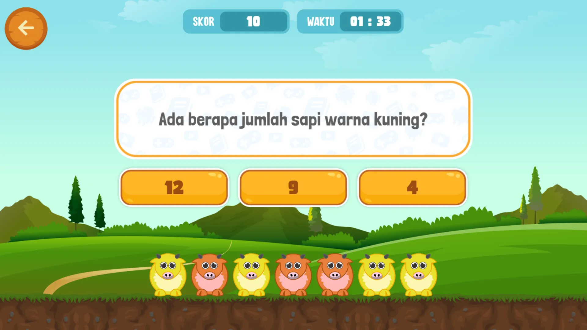 Belajar Berhitung Mr. Moo | Indus Appstore | Screenshot