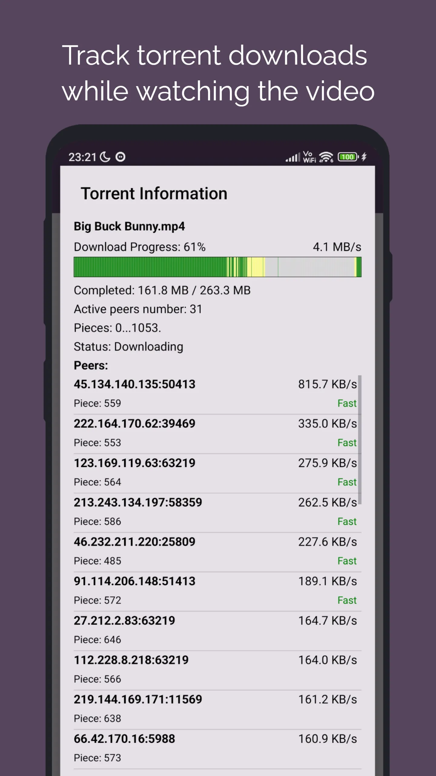 Amnis - Torrent Player | Indus Appstore | Screenshot