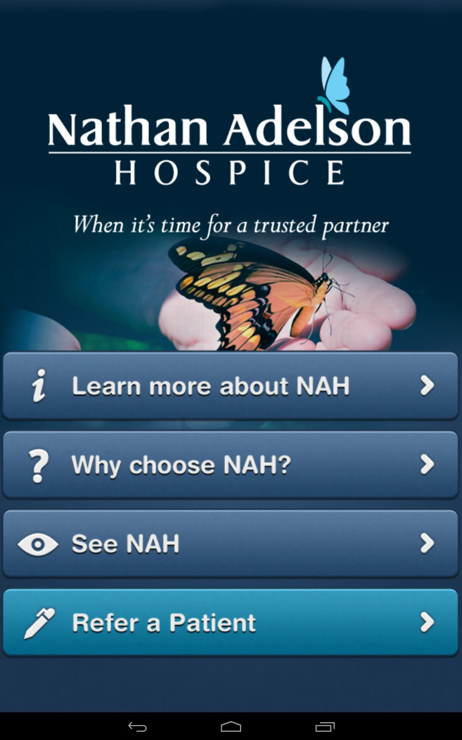 Nathan Adelson Hospice | Indus Appstore | Screenshot