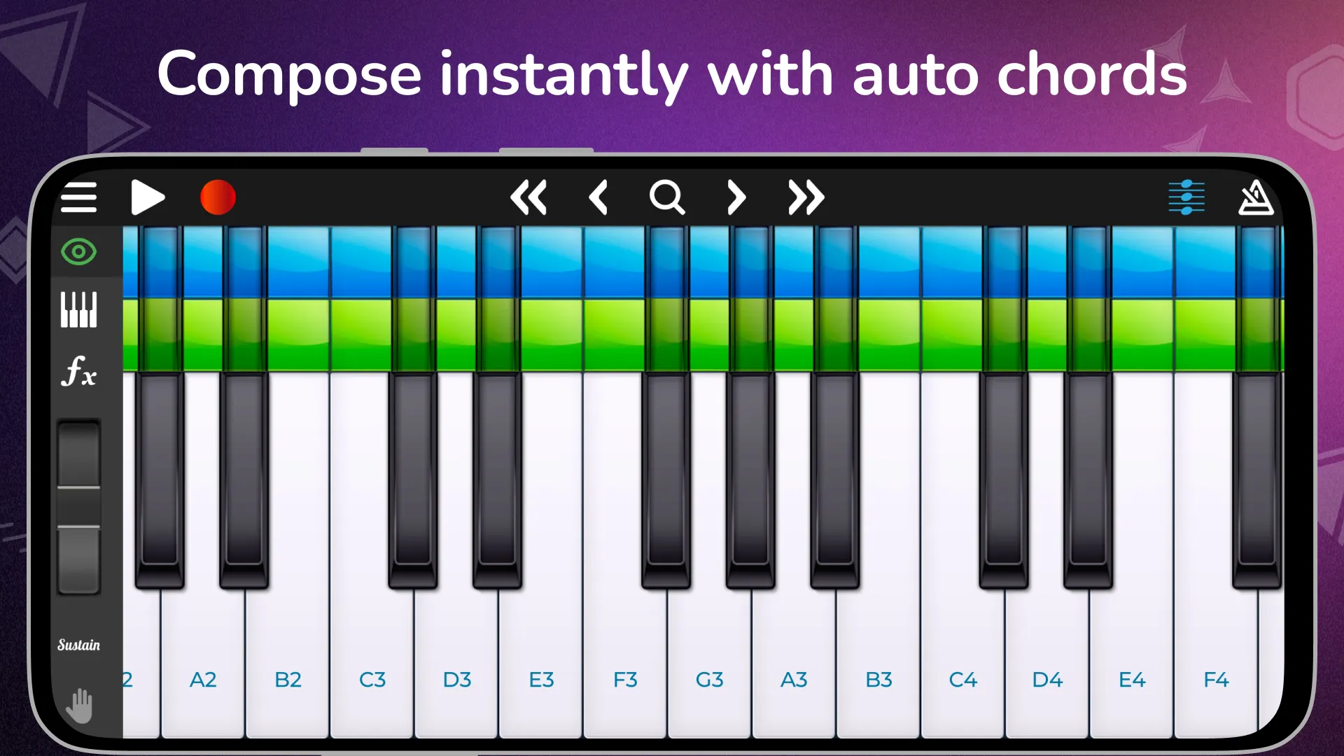 Piano Solo HD | Indus Appstore | Screenshot