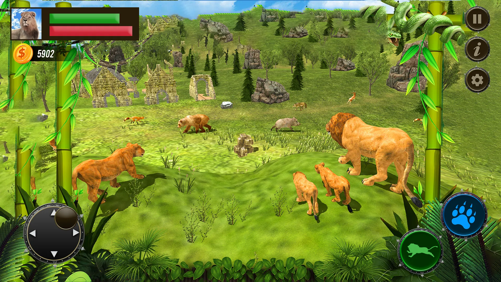 Jungle Kings Kingdom Lion | Indus Appstore | Screenshot