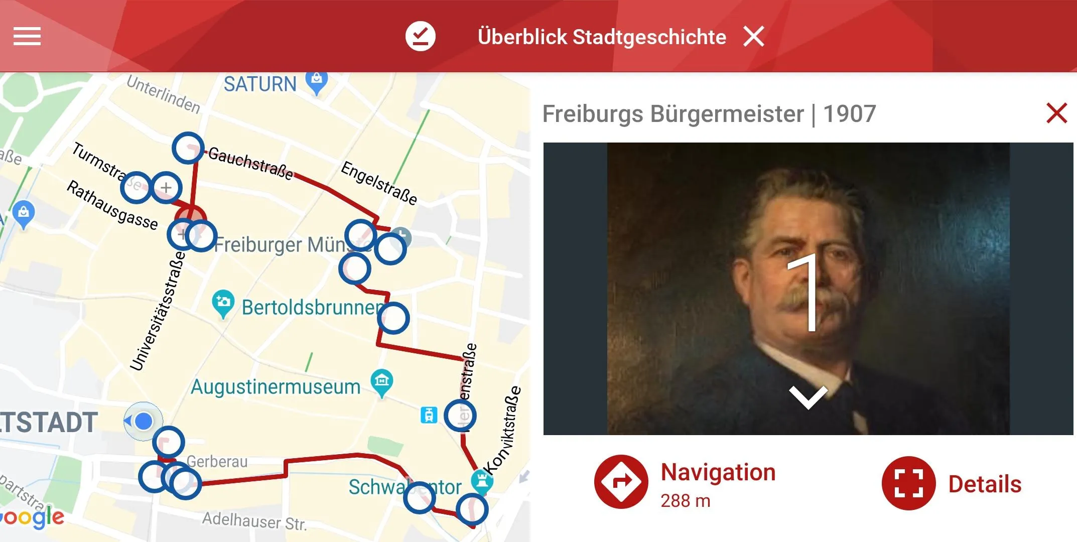 Freiburg Zeitreise | Indus Appstore | Screenshot