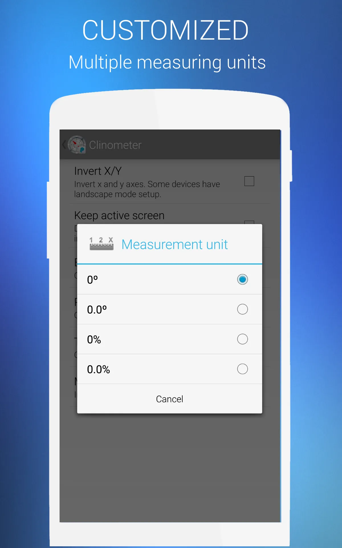 Clinometer - Bubble Level | Indus Appstore | Screenshot