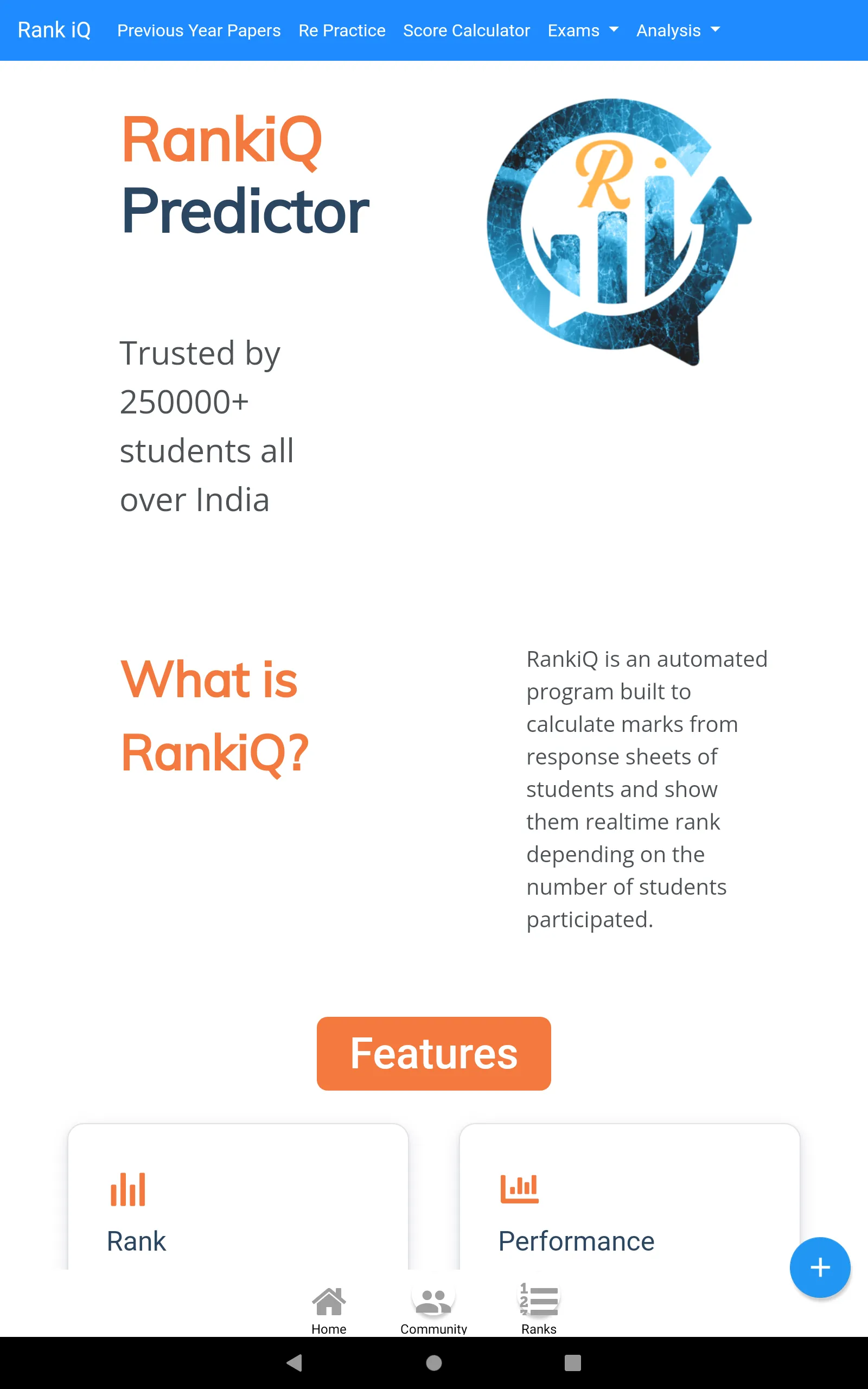 RankiQ Predictor | Indus Appstore | Screenshot