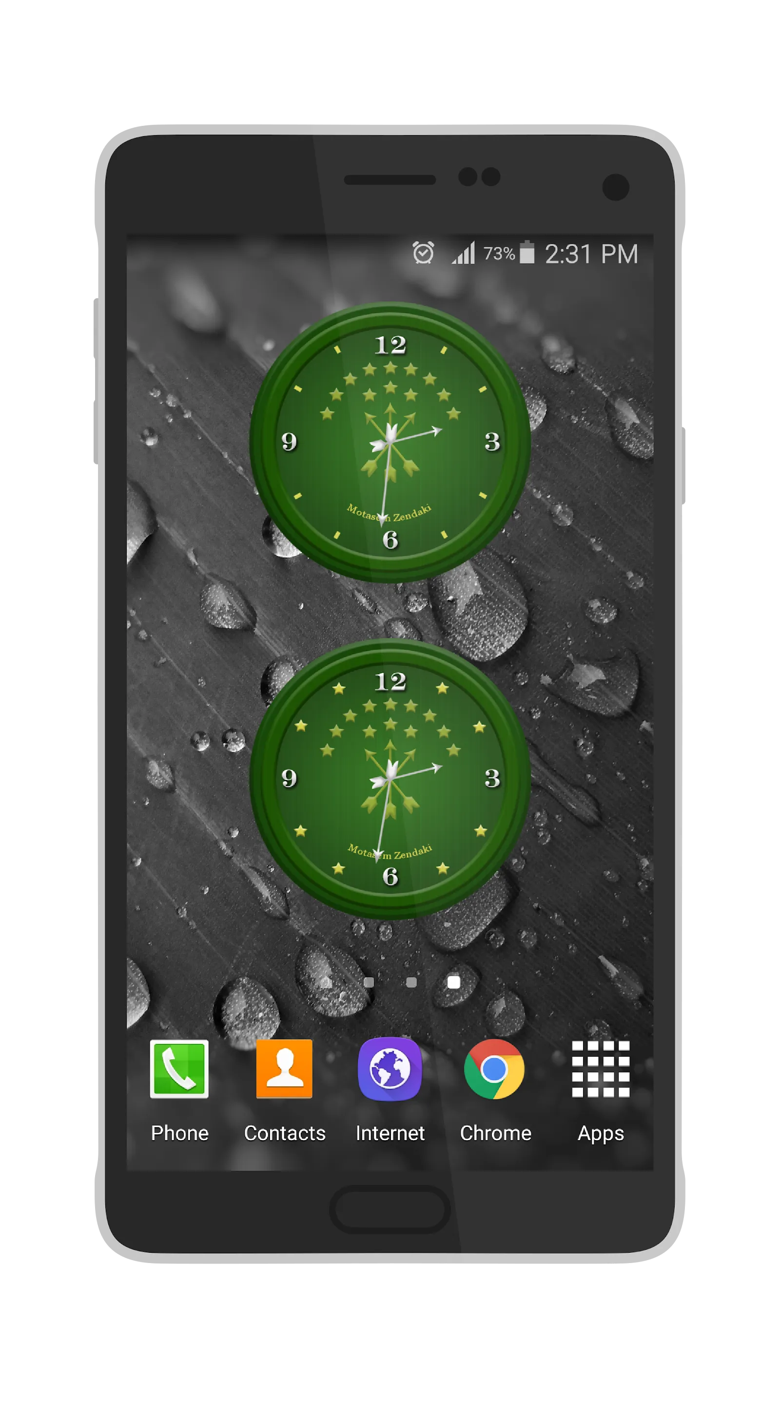 Adiga Clocks Widget | Indus Appstore | Screenshot