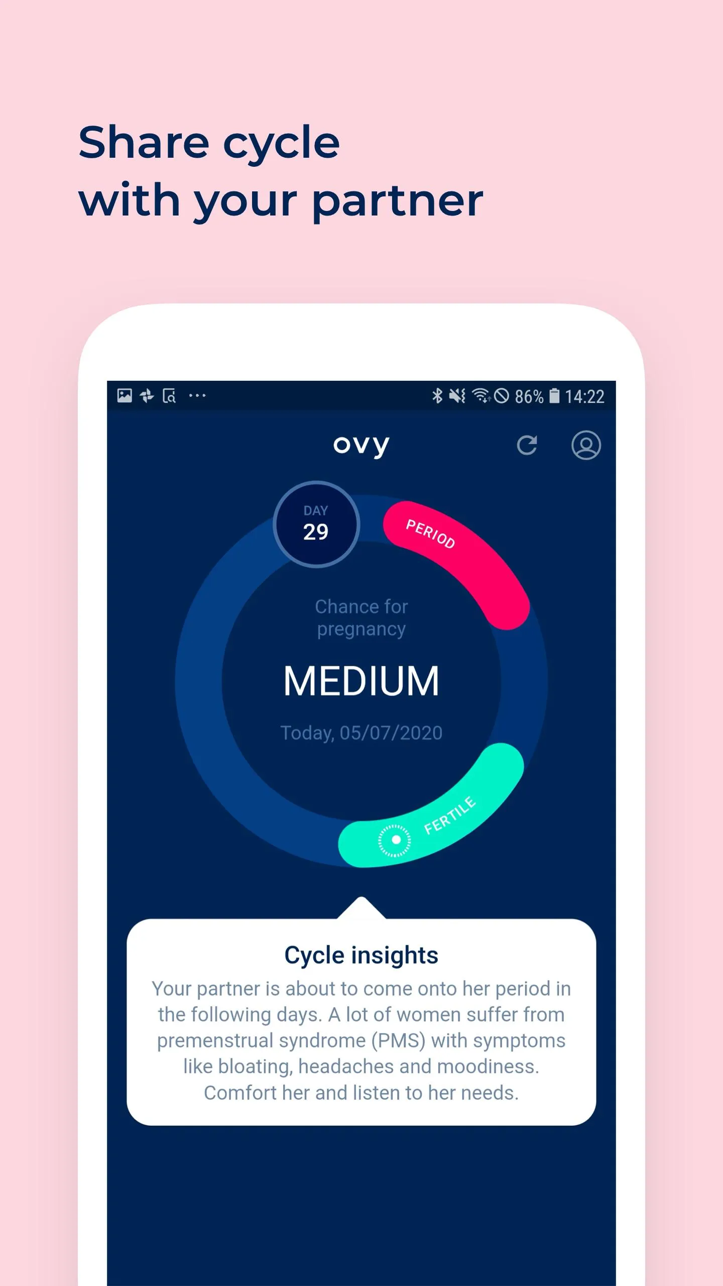 Ovy – period, ovulation, cycle | Indus Appstore | Screenshot